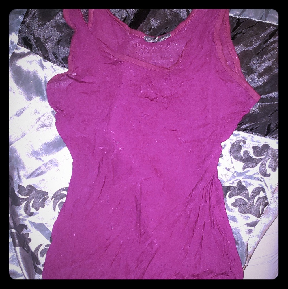 victoria secret sheer maroon thong Bodysuit